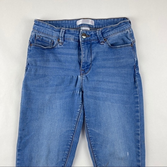 NOBO No Boundaries Jeans Womens Juniors Size 9 Light Wash Distressed - Picture 3 of 9